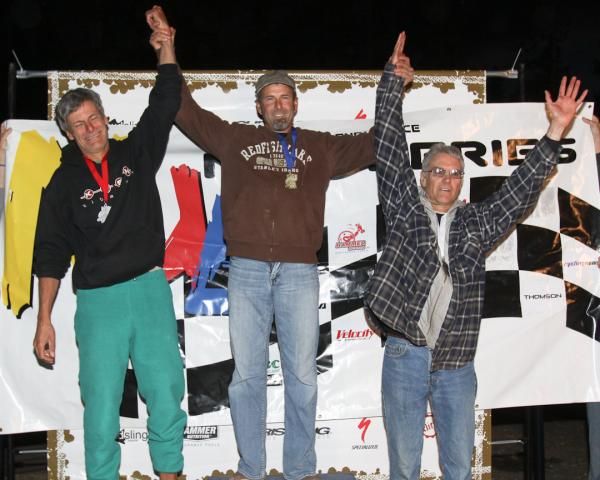 Master's men podium