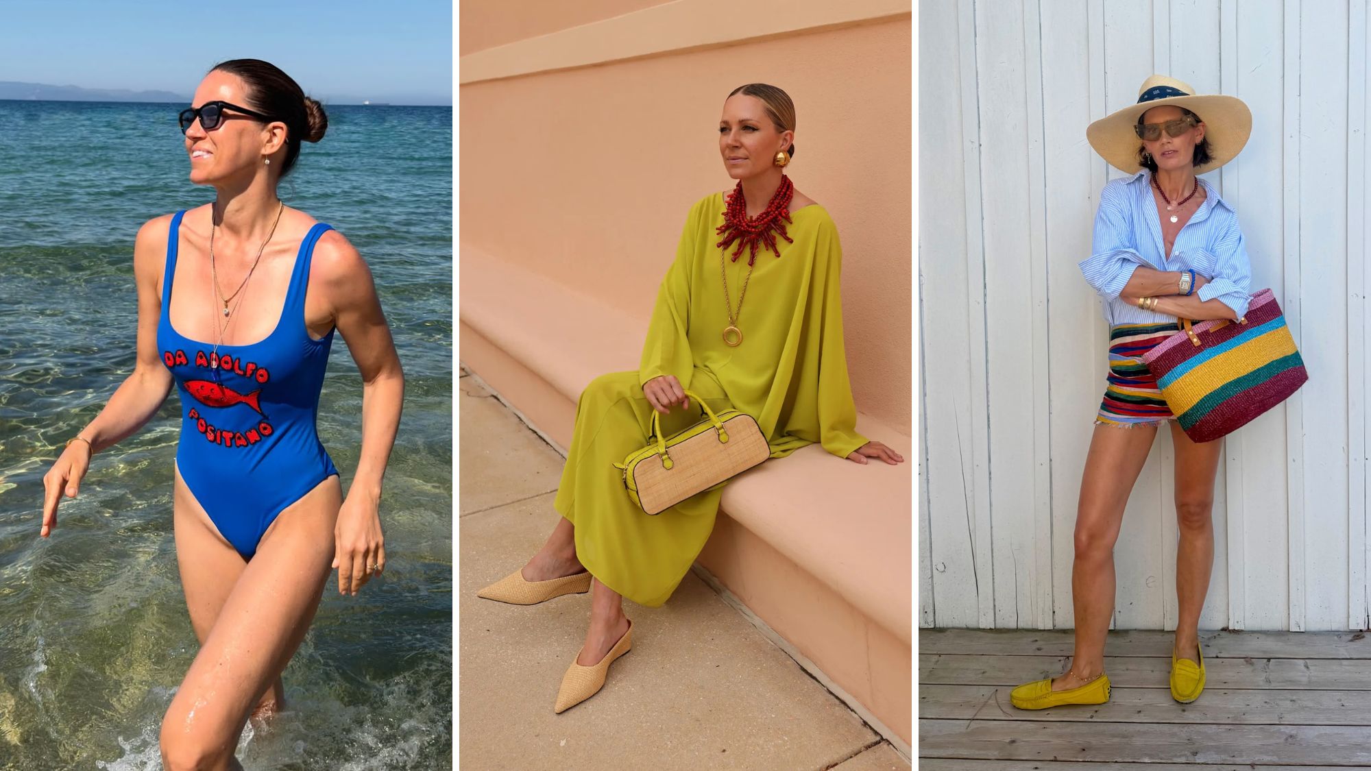 Influencers wearing Staud
