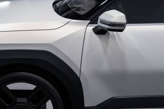 Kia EV9 SUV wing mirror and side detail