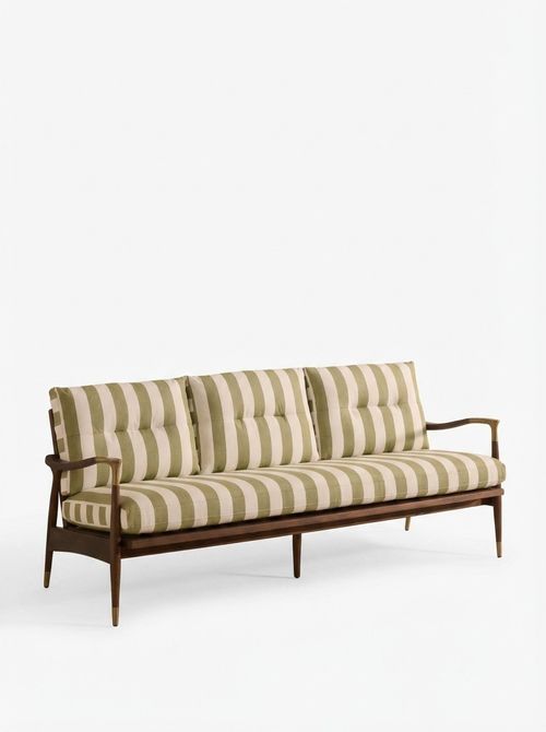 Theodore Outdoor Sofa, Babington House Stripe