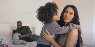 Kim Kardashian and Kanye West spending time with their kids