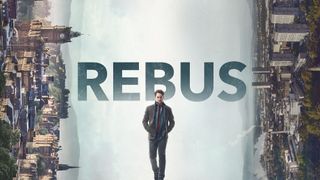 Rebus: a poster for the new BBC drama seeing Richard Rankin amid a city backdrop