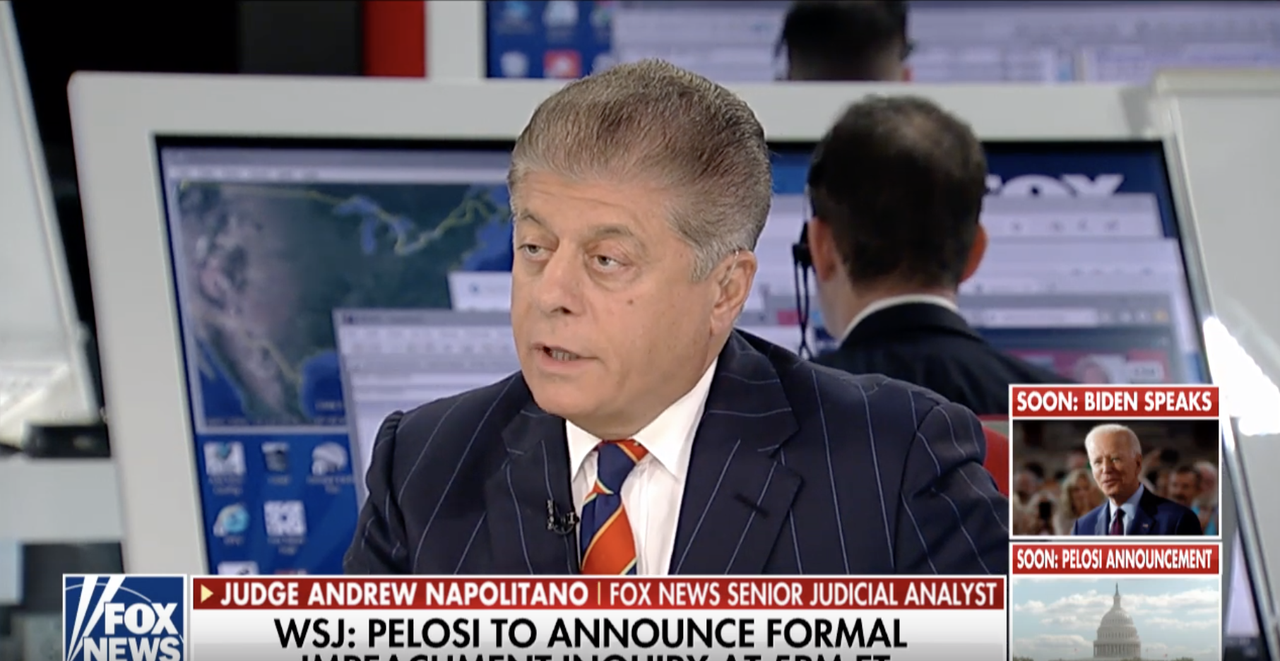 Judge Andrew Napolitano.