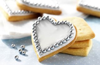 Lemon heart biscuits