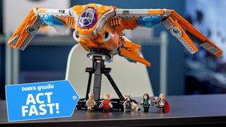 Image of Lego's Guardians of the Galaxy set with Tom's Guide hot deal tag