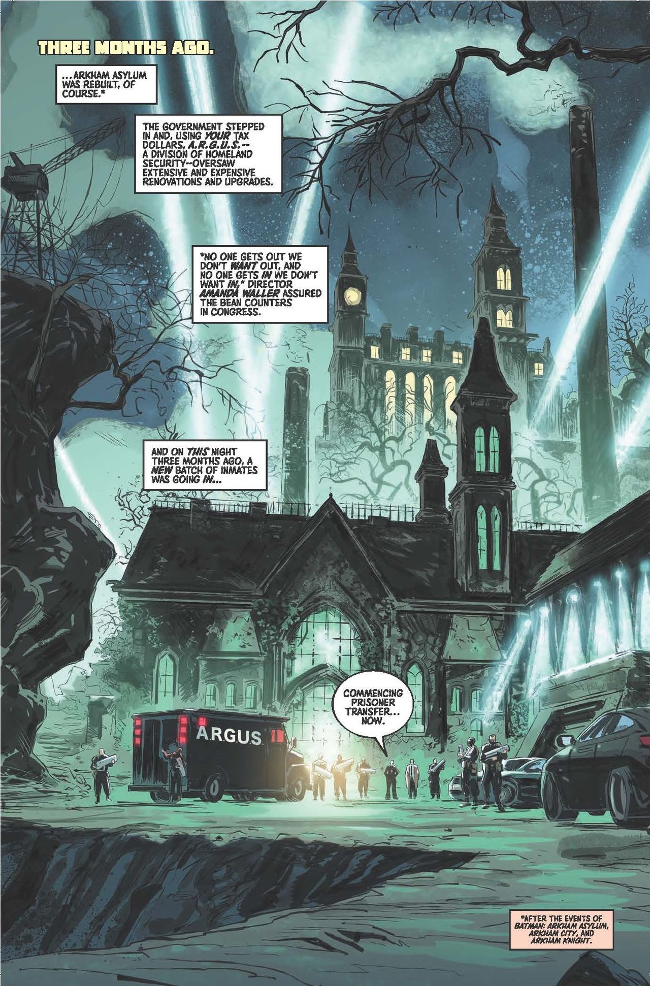 Pages from Suicide Squad: Kill Arkham Asylum #1