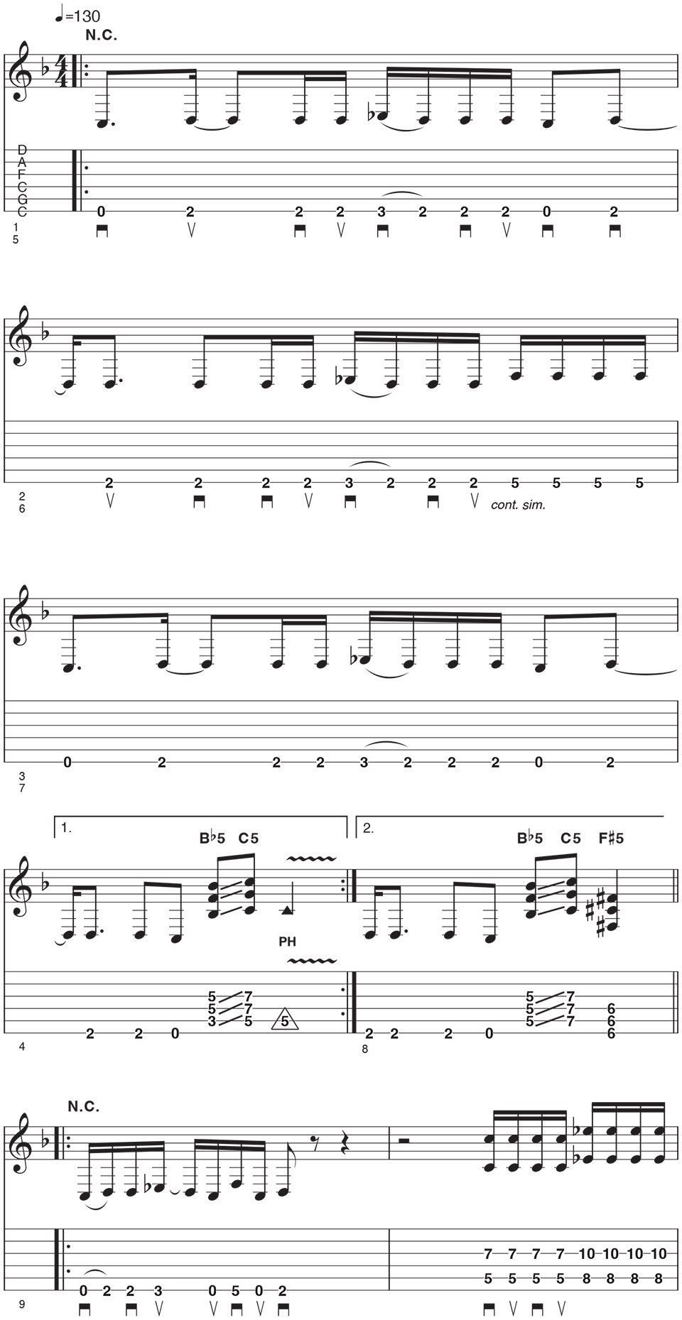 Drop C Example