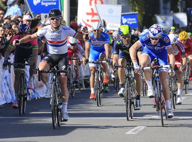 Mark Cavendish (Omega Pharma-Quickstep) racks up win number 1 of 2014 in the Volta ao Algarve
