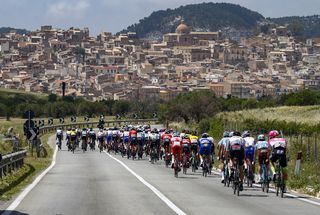 The peloton during stage 5 at the Giro d'Italia