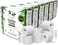 The Cheeky Panda Bamboo Toilet Tissue Paper 24 rolls: £26