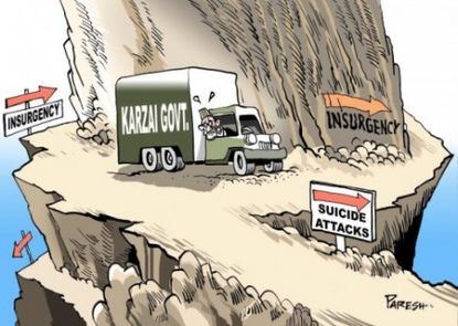 Karzai's perilous path