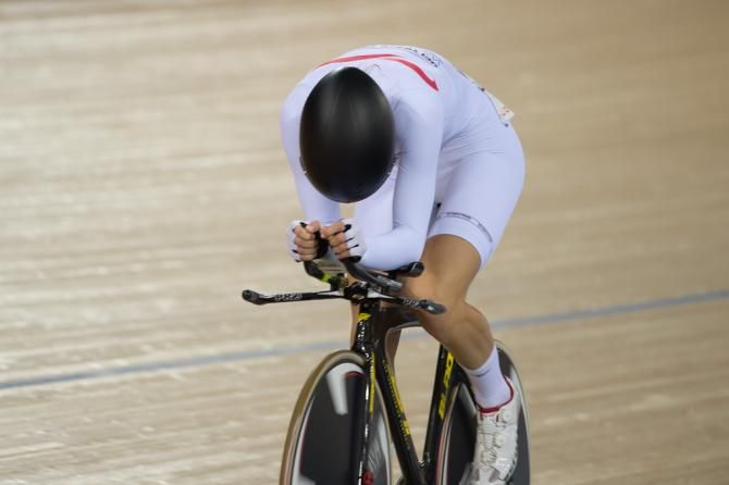 World Cup leader Jolien D'hoore (Belgium) in the women's time trial