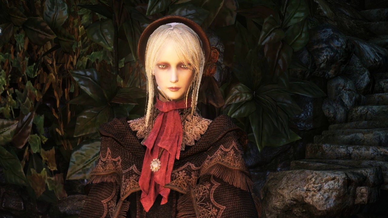 Close up of the Doll in Bloodborne.