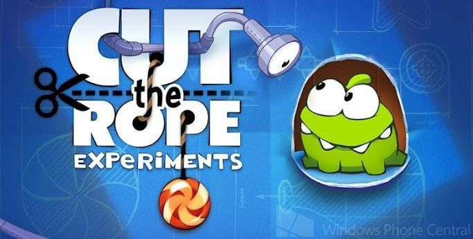 Cut the Rope: Experiments now available for Windows Phone; Om Nom remains  ravenous