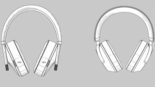 Images of sonos headphone renderings from the Sonos headphones patent.