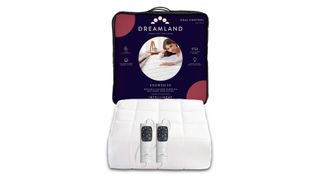 Dreamland Snowed In Organic Cotton Electric Blanket