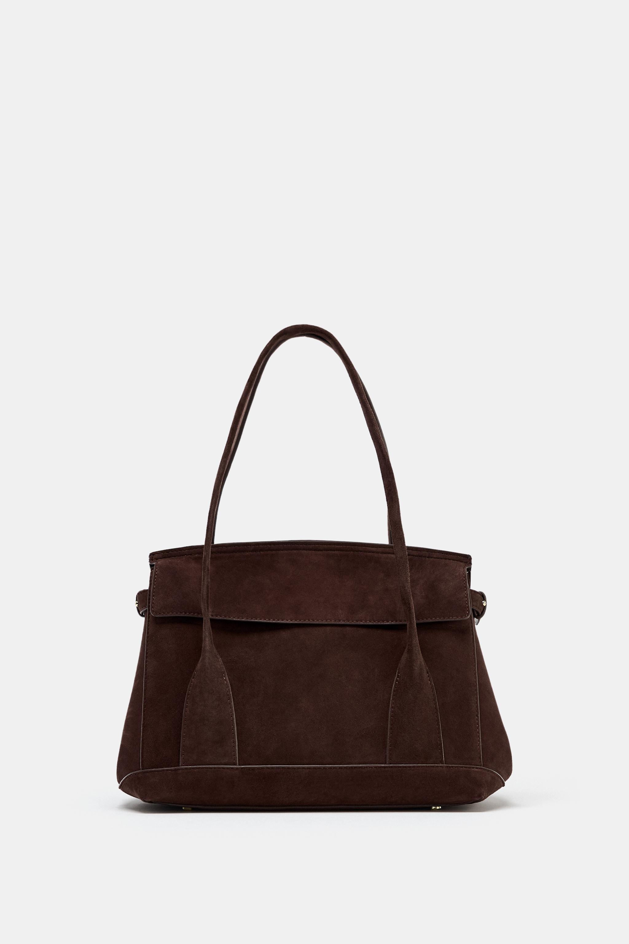 Split Leather City Bag
