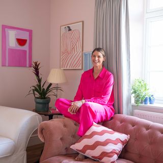 Tash Bradley from Lick Paints in her rented home