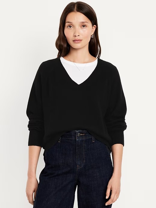 old navy, SoSoft Loose V-Neck Sweater