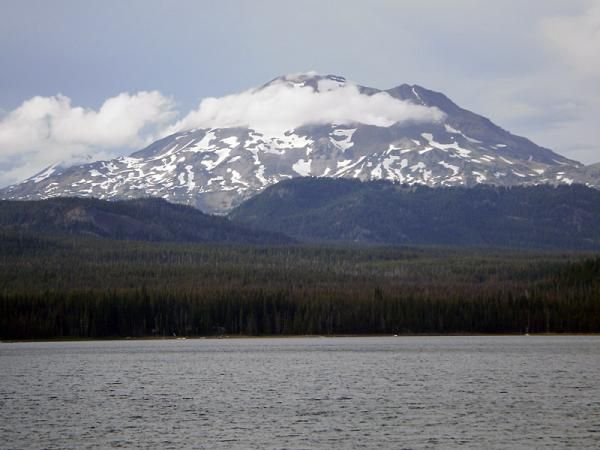 Scenic Mt. Bachelor near Bend, Oregon.