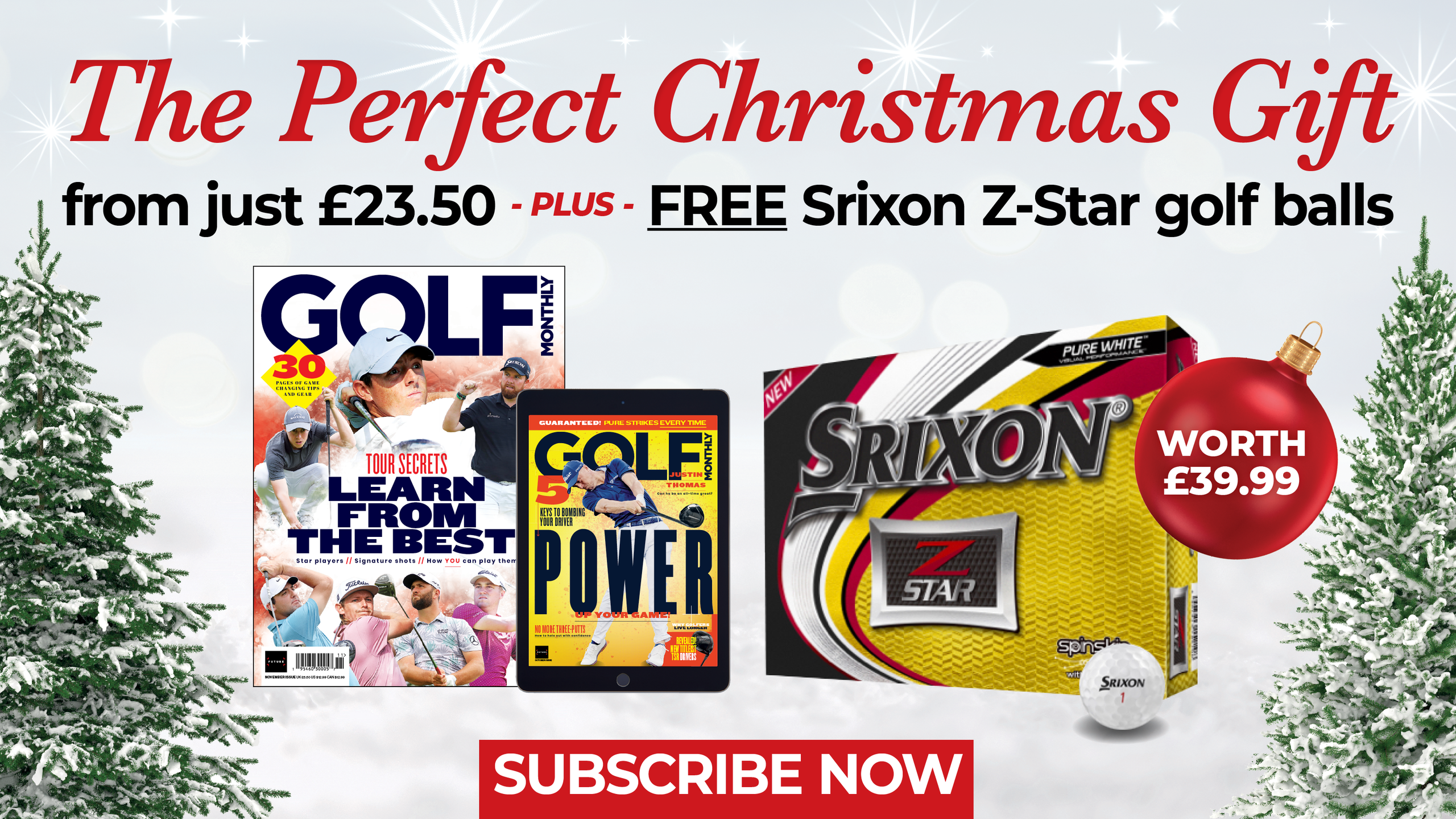 Subscribe To Golf Monthly Magazine From £23.50 PLUS FREE Srixon Z-Star ...
