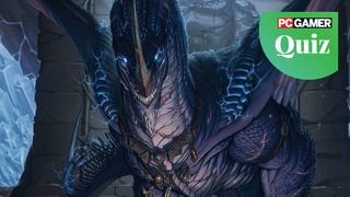 A blue dragon in Dungeons & Dragons. 