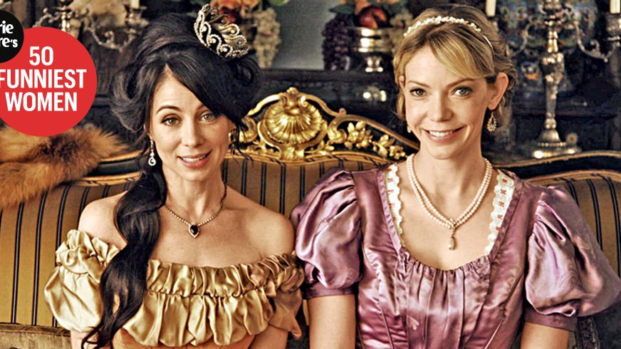 Another Period Comedy Central Tv Show Natasha Leggero And Riki Lindhome Marie Claire