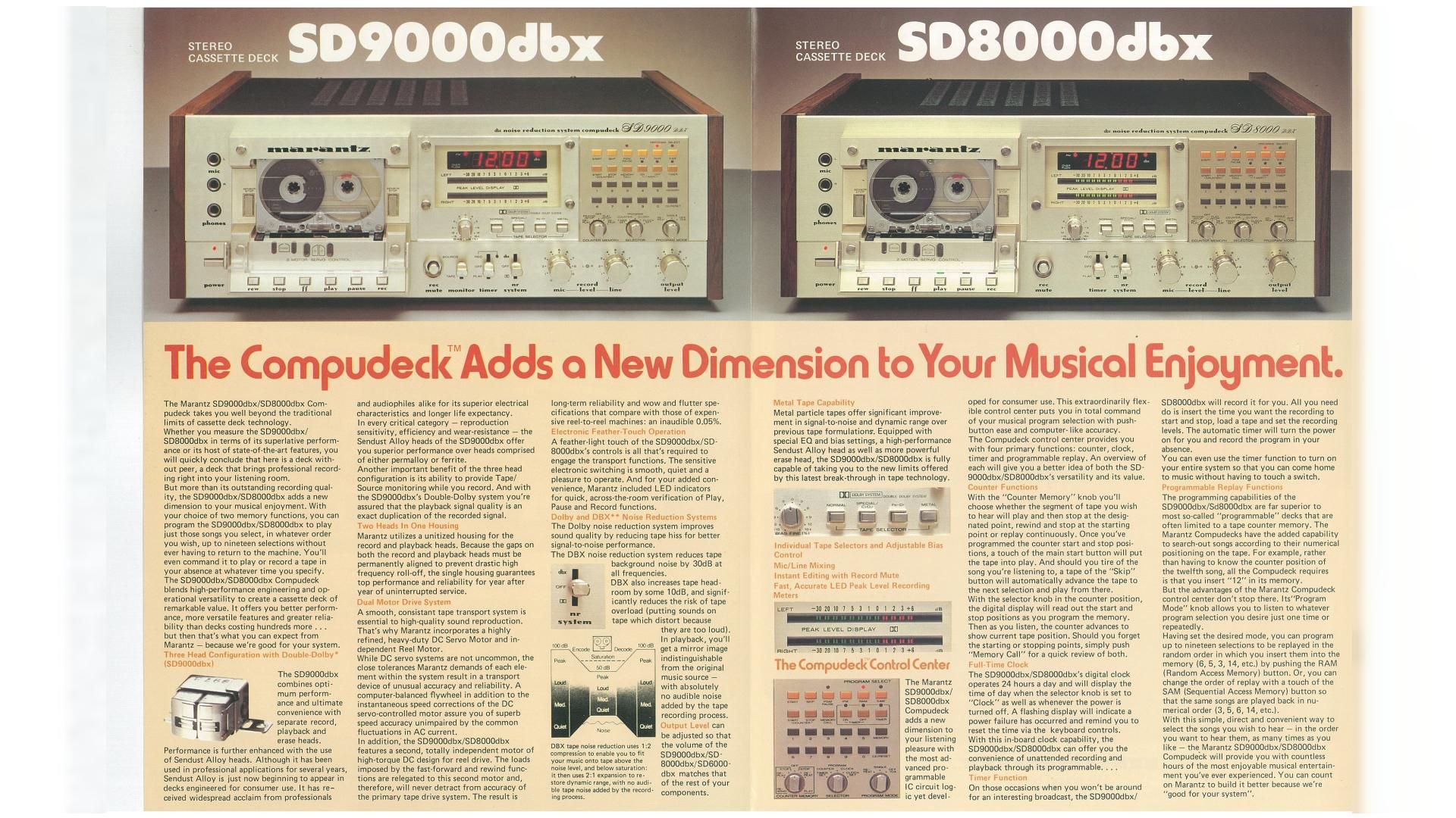 Marantz SB 9000 dbx brochure