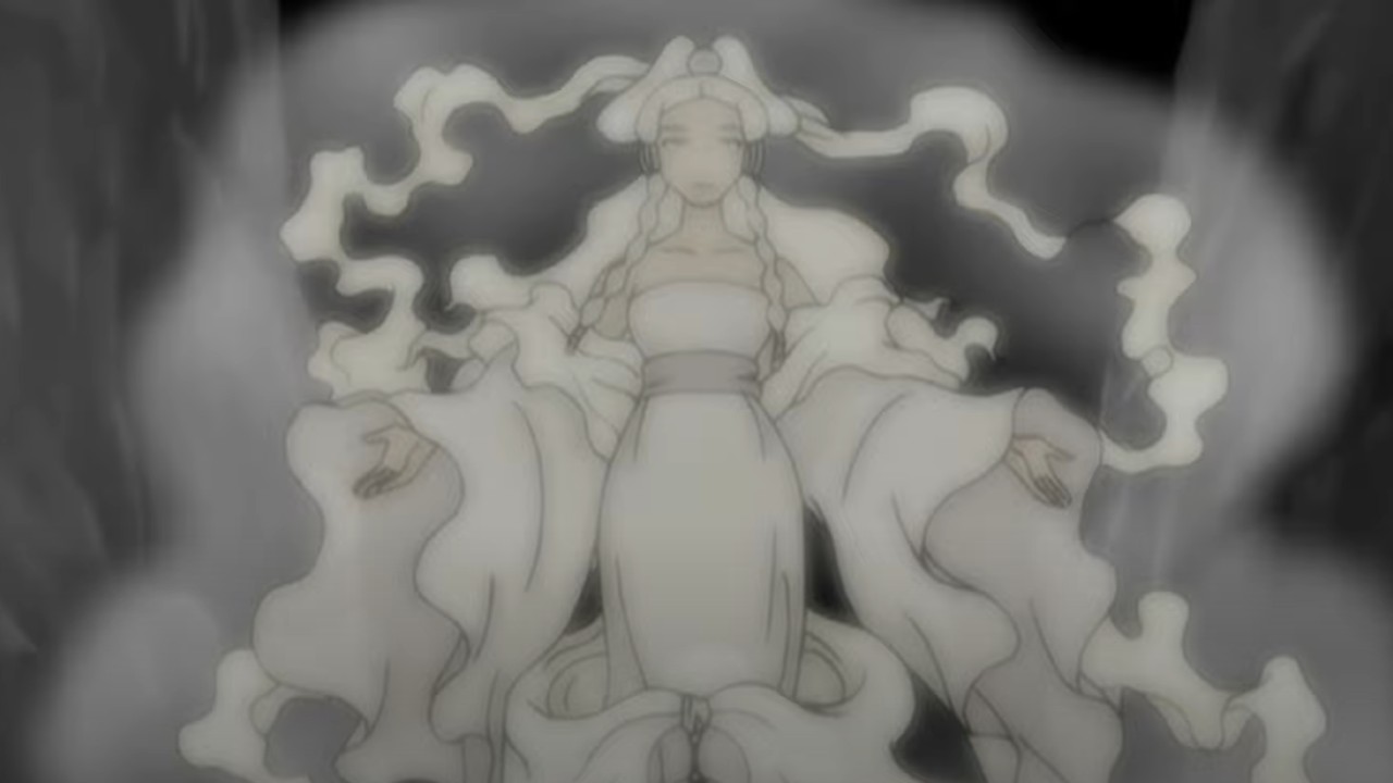 Yue as a spirit in Avatar.