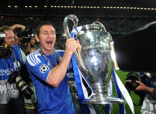 The Champions League was one of several major honours won by Frank Lampard during his Chelsea career.