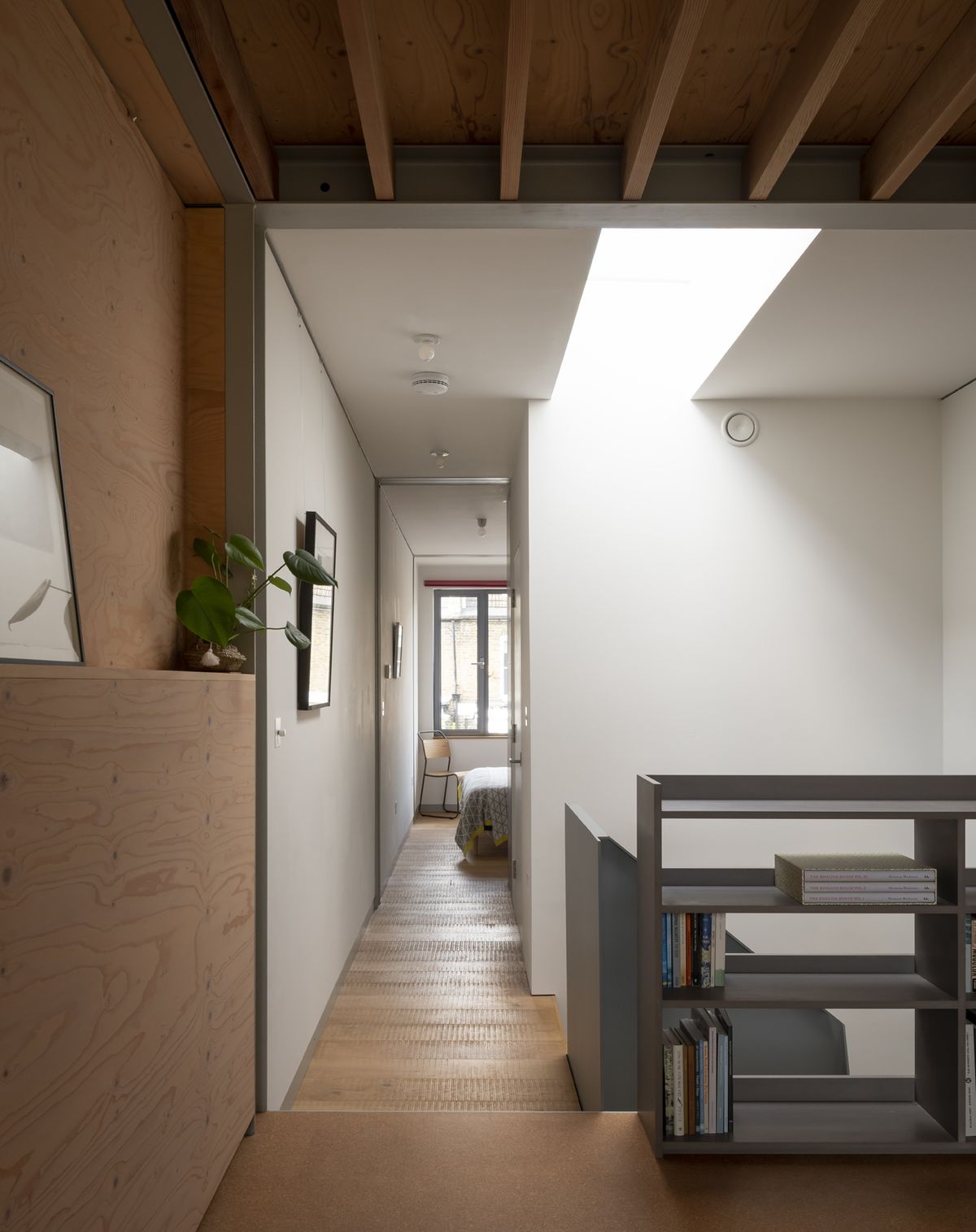 a narrow infill house