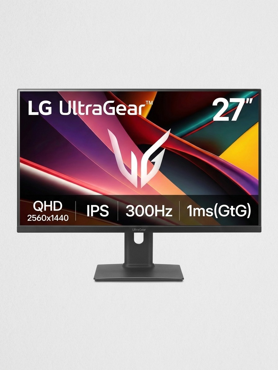 An LG UltraGear G6 300 Hz gaming monitor