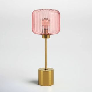 Pink and Gold Lamp