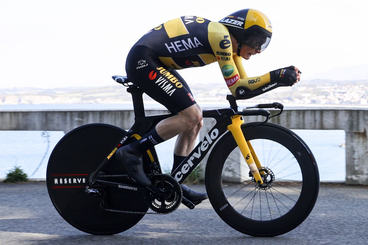 Itzulia Basque Country 2022 - 61st Edition - 1st stage Hondarribia - Hondarribia 7,5 km - 04/04/2022 - Jonas Vingegaard (DEN - Team Jumbo - Visma) - photo Luis Angel Gomez/SprintCyclingAgency&Acirc;&copy;2022