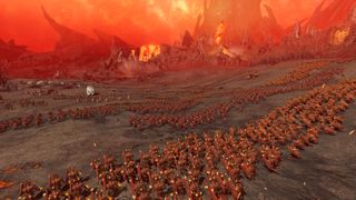 A scene from a battle in Total War: Warhammer 3