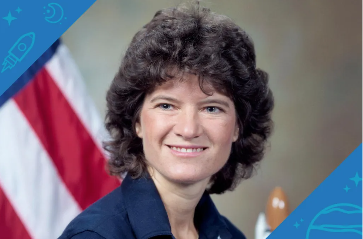 um retrato de uma astronauta da NASA