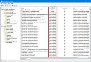 Local Group Policy All Settings for User Configuration