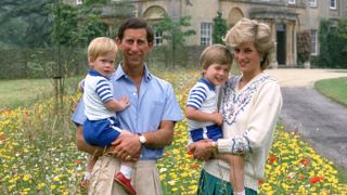 King Charles, Princess Diana, Prince William and Prince Harry