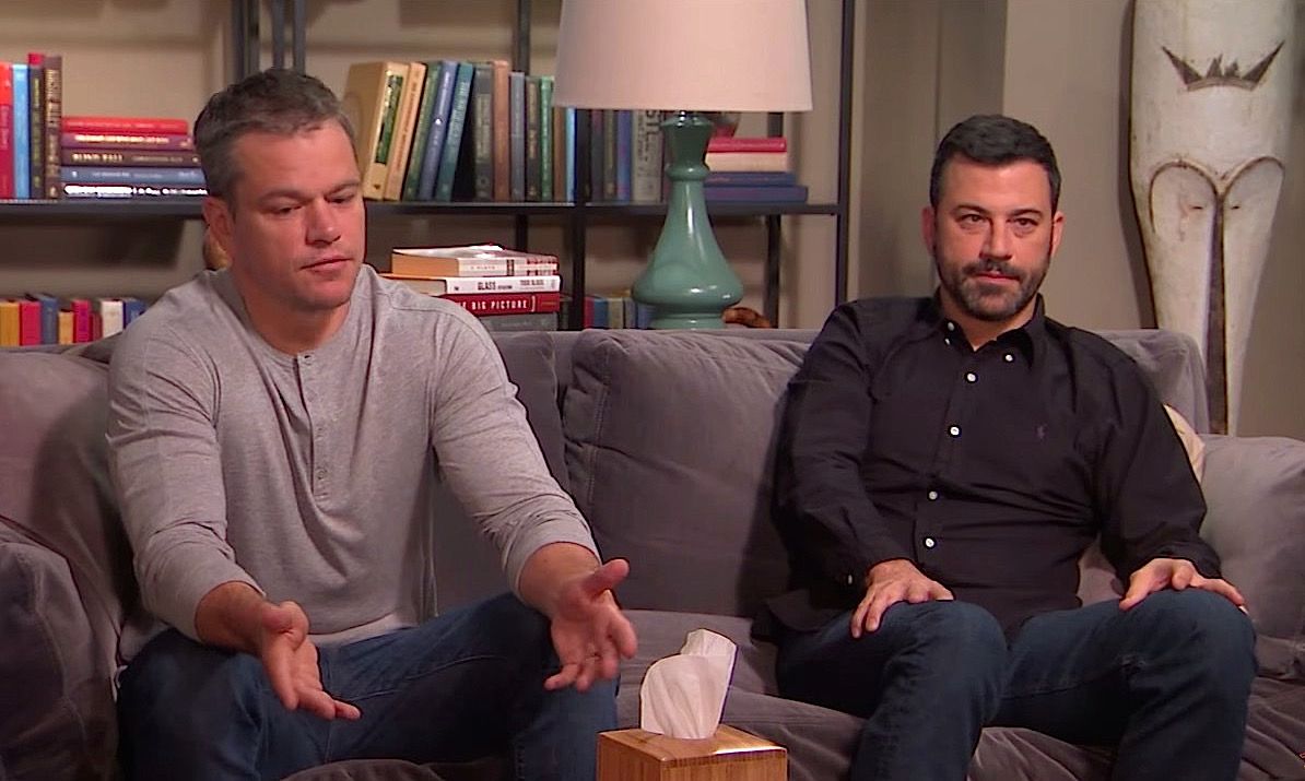 Jimmy Kimmel and Matt Damon go to couples therapy