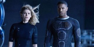 Kate Mara and Michael B. Jordan in Fantastic Four