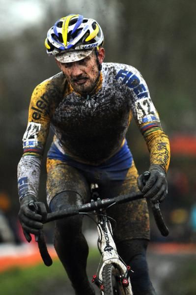 Former world champion Bart Wellens in action in Niel.