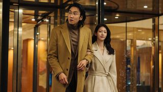 Lee Kwang-soo as Han Sang-hun and Gong Seung-yeon as Lee Yu-jeong in "Karma" coming soon to Netflix