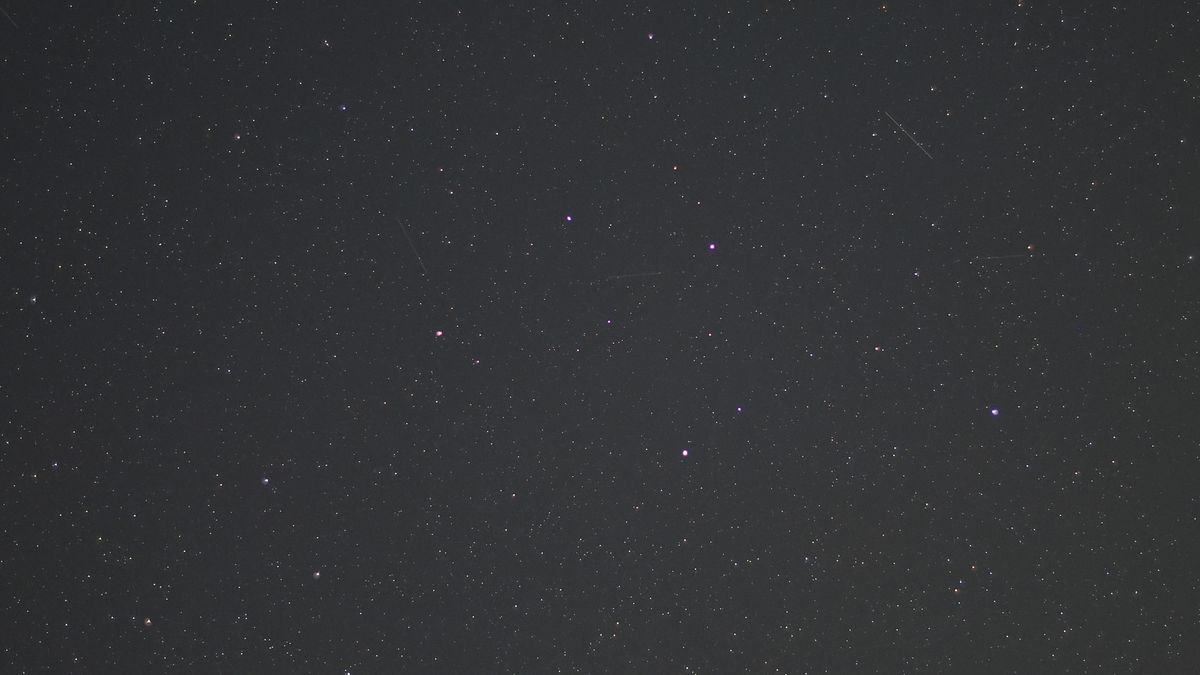 The head of the constellation Draco and the star Iota Herculis, as imaged by the Canon EOS R6 III.