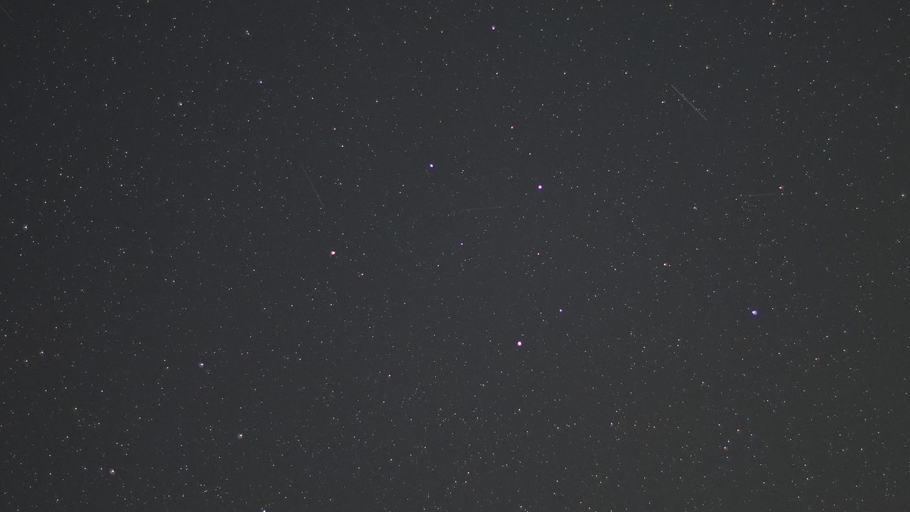 The head of the constellation Draco and the star Iota Herculis, as imaged by the Canon EOS R6 III.