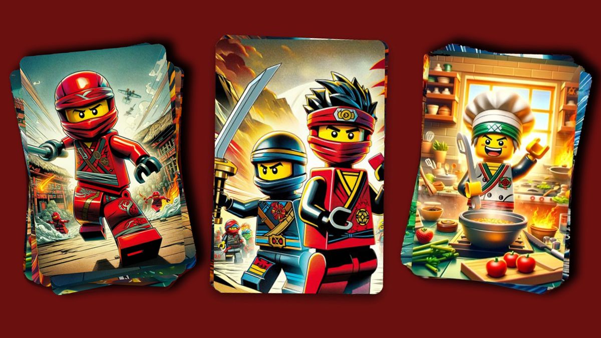 LEGO ai generated Ninjago art