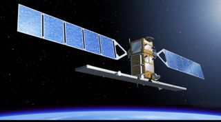 The Sentinel-1B radar Earth observation satellite, successfully launched April 25, will join its twin Sentinel-1A at 686 kilometers in low Earth orbit. Adding a second satellite will cut in half the system's revisit time over a given area as part of Europe's Copernicus program.