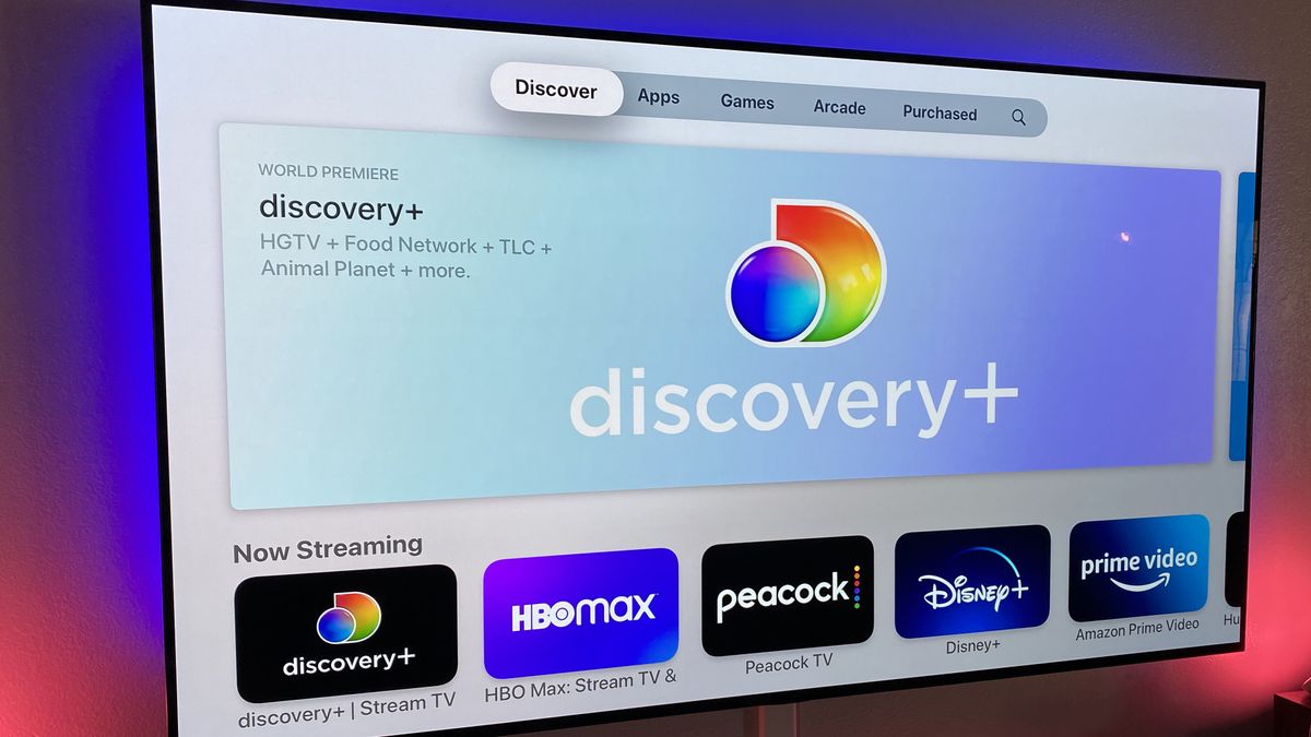 Discovery Plus on Apple TV