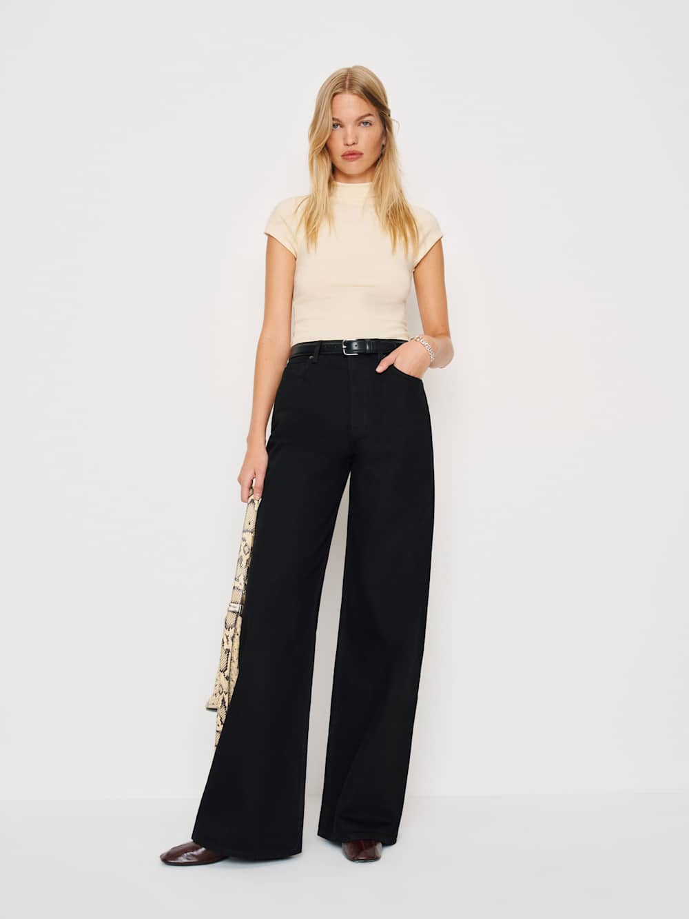 Cary High Rise Slouchy Wide Leg Jeans