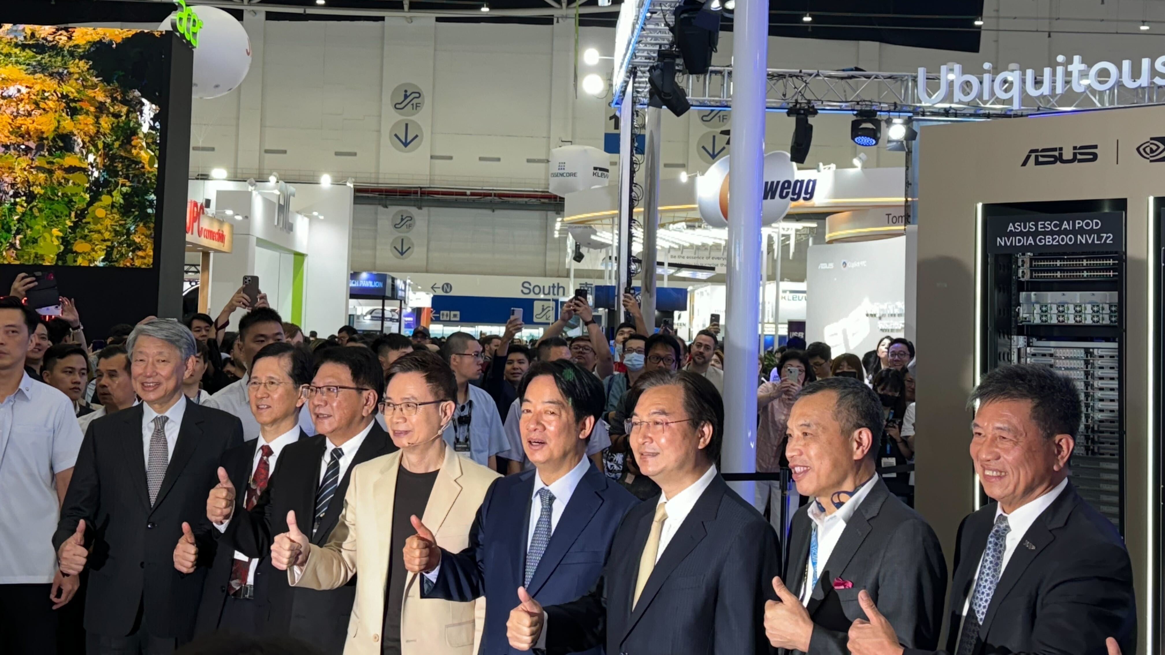 Taiwan president at Computex