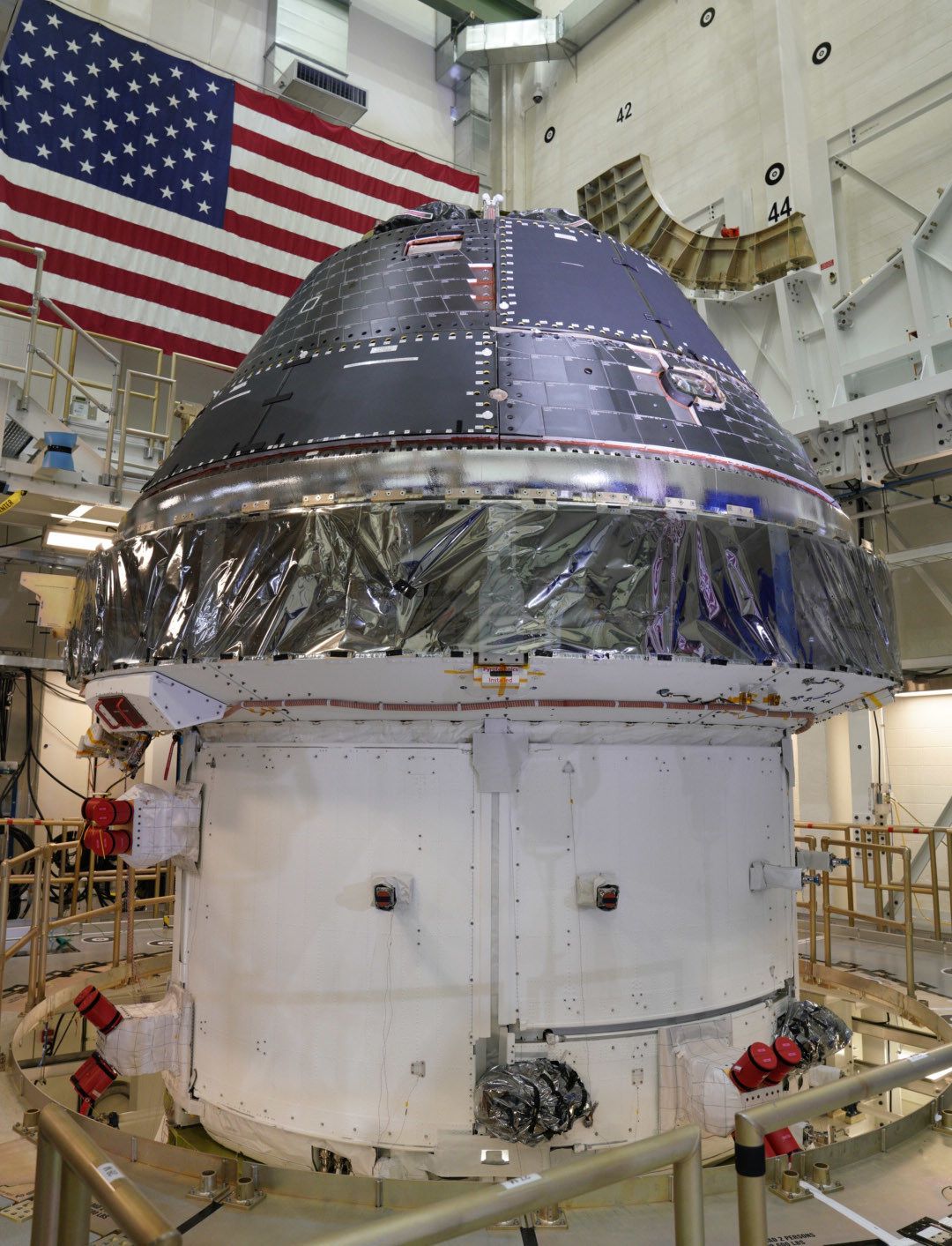 On the anniversary of the Apollo 11 moon landing, the Lockheed Martin-built Orion capsule for the Artemis 1 mission around the moon was declared finished.